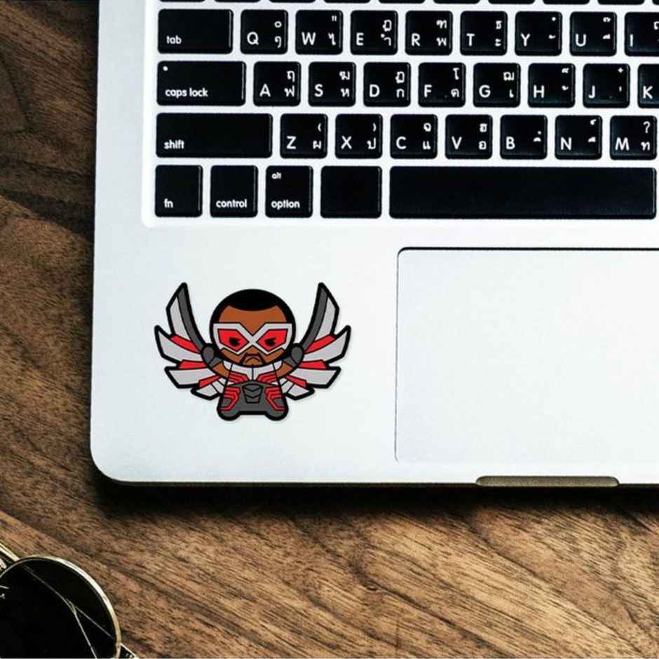 House Of Festivals Tyrion Lannister - Game Of Thrones Official Sticker (1pc) & House Of Festivals Falcon Chibi - Marvel Official Sticker (1pc) Combo