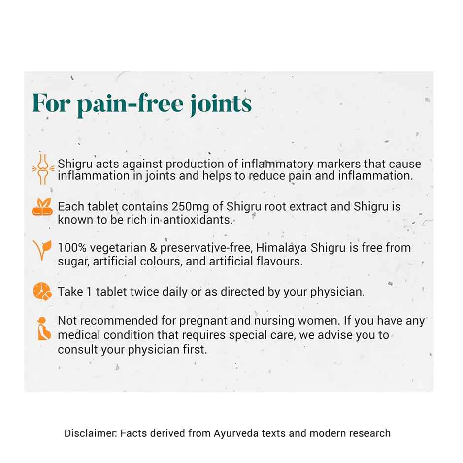 Himalaya Wellness Pure Herbs Shigru Bone & Joint Wellness Tablet