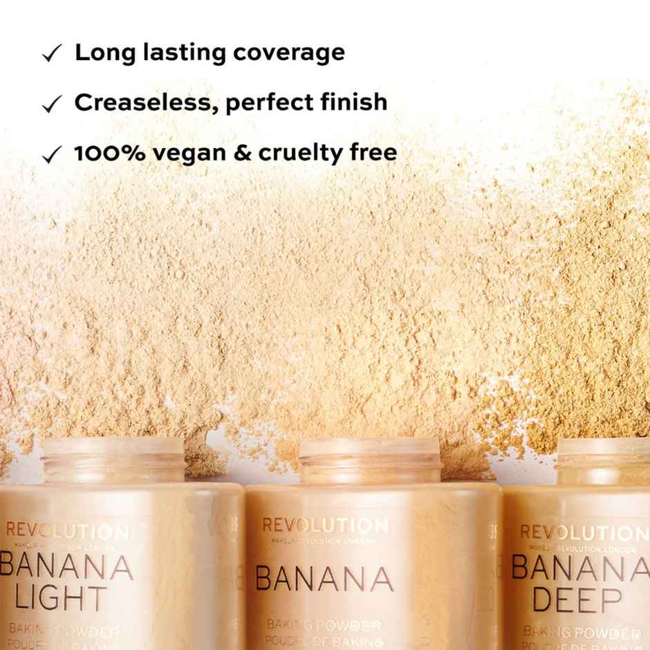 Makeup Revolution Compact Powder - Banana | Long Lasting