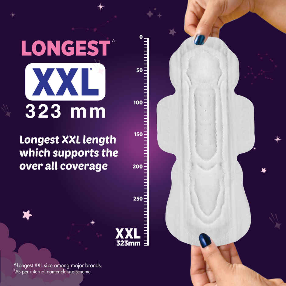 Sofy Women Bodyfit Night Longest Sanitary Pads | XXL - 40 pcs