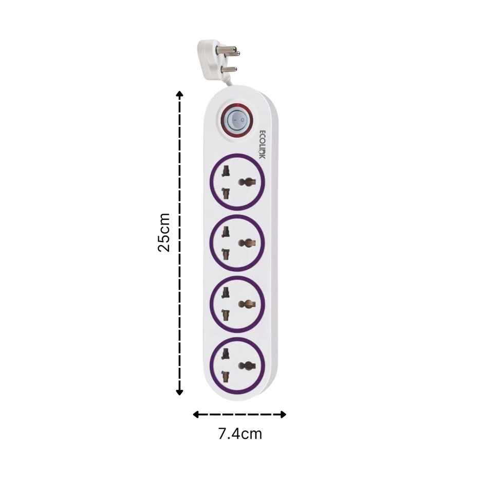 EcoLink 4 Way Spike & Surge Gurad 6A