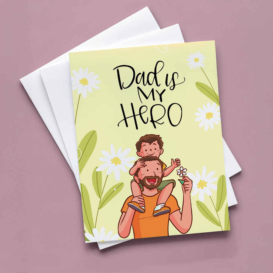 Dad Is Hero Card | Mad Over Prints