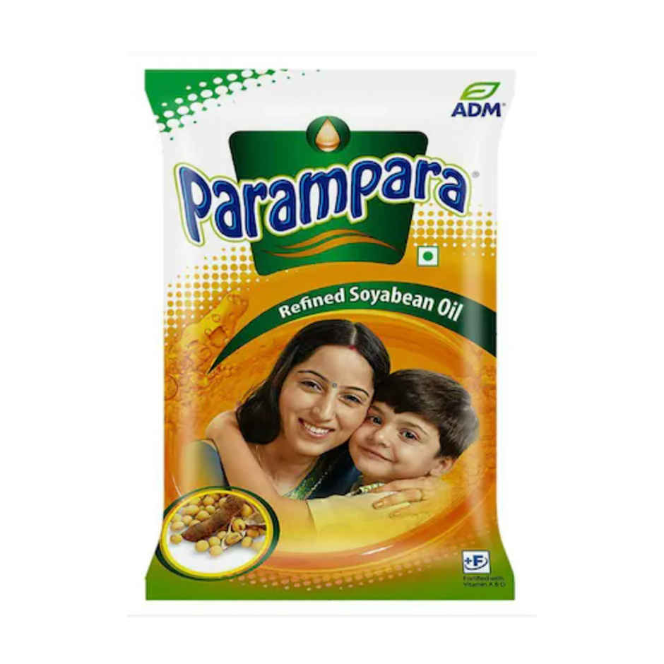 Parampara Soyabean Refined Oil Pouch