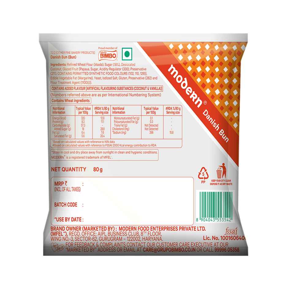 Modern Danish Bun Combo