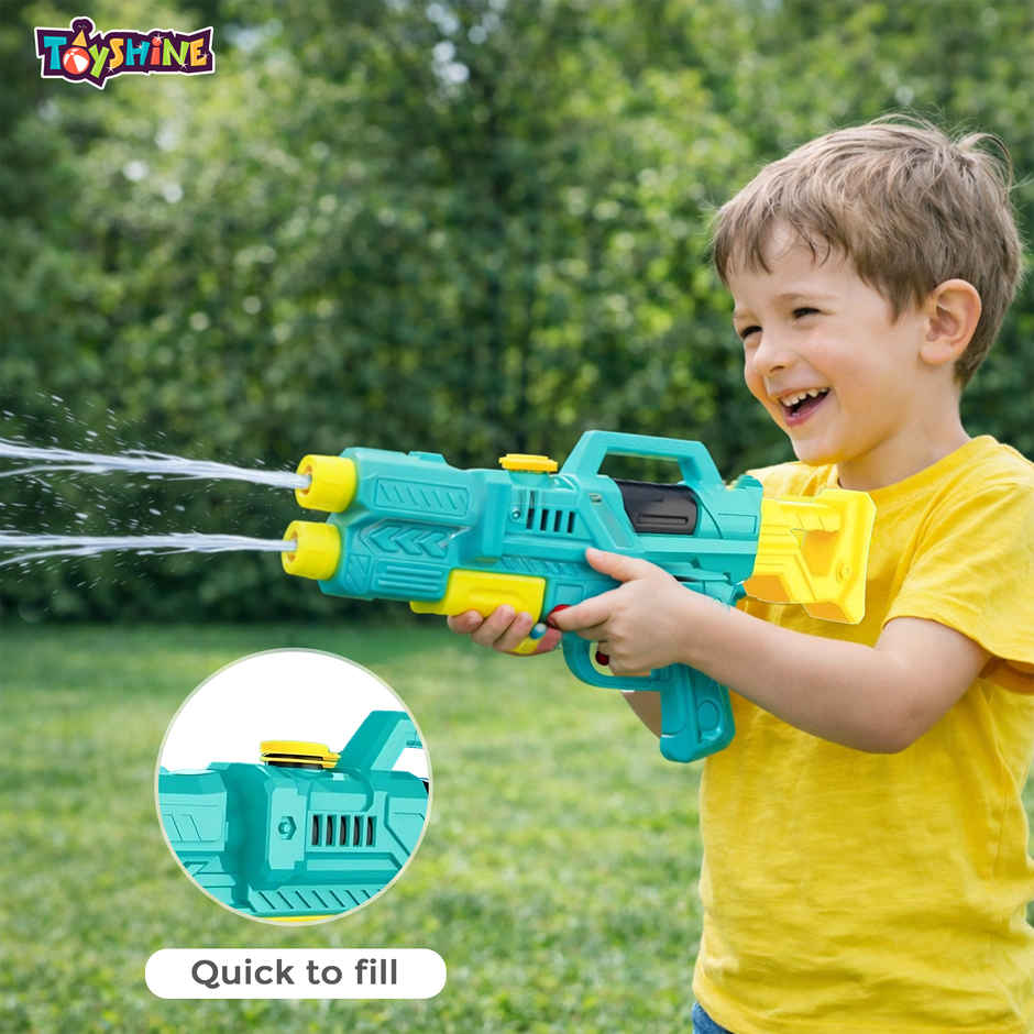 Toyshine Water Gun Toy | 220 ml Tank Capacity Water Blaster | For Holi, Pool & Backyard Play