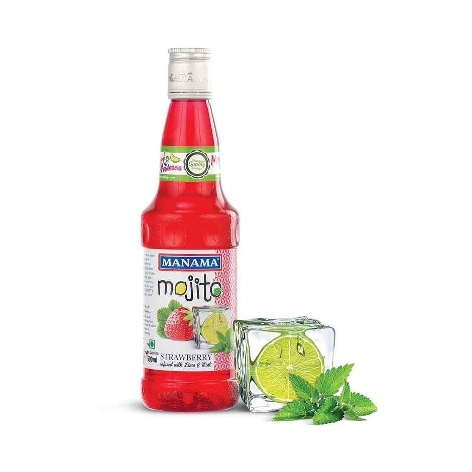 Manama Strawberry Flavoured Mojito Syrup