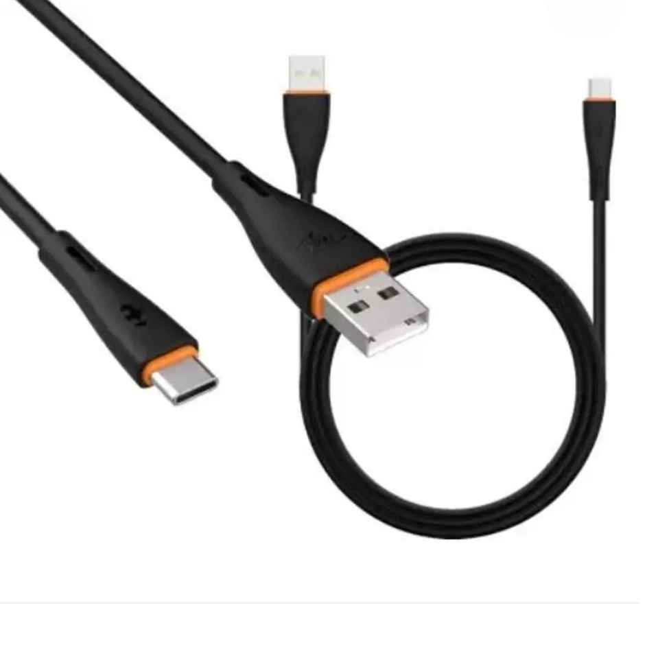 itel ICD-M21 (2M) Micro USB Charging Cable | 2.1A Charging and Syncing | 2 Meter - Black