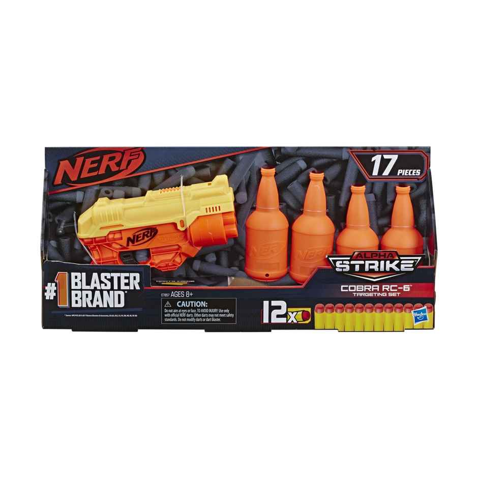 Hasbro Nerf Alpha Strike Cobra RC-6 Targeting Set | 12 Nerf Elite Darts