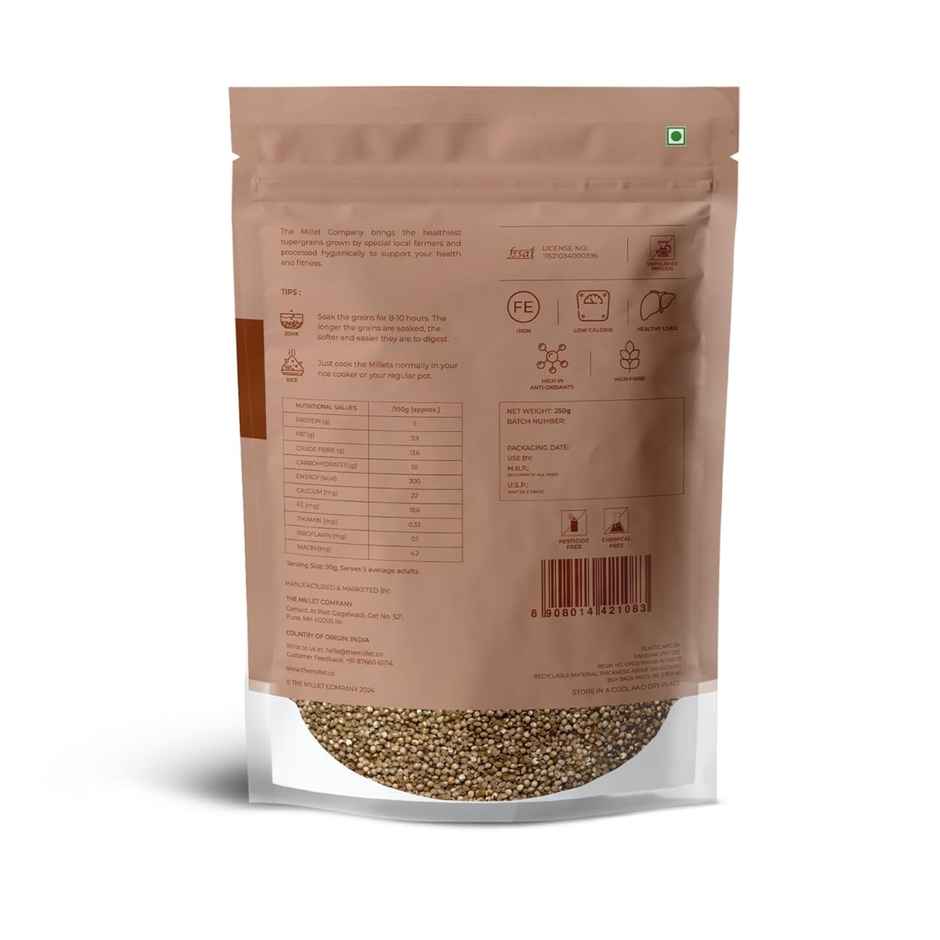 The Millet Company Millet Combo Pack Of 5 | Foxtail Kodo Barnyard Browntop And Little Millet