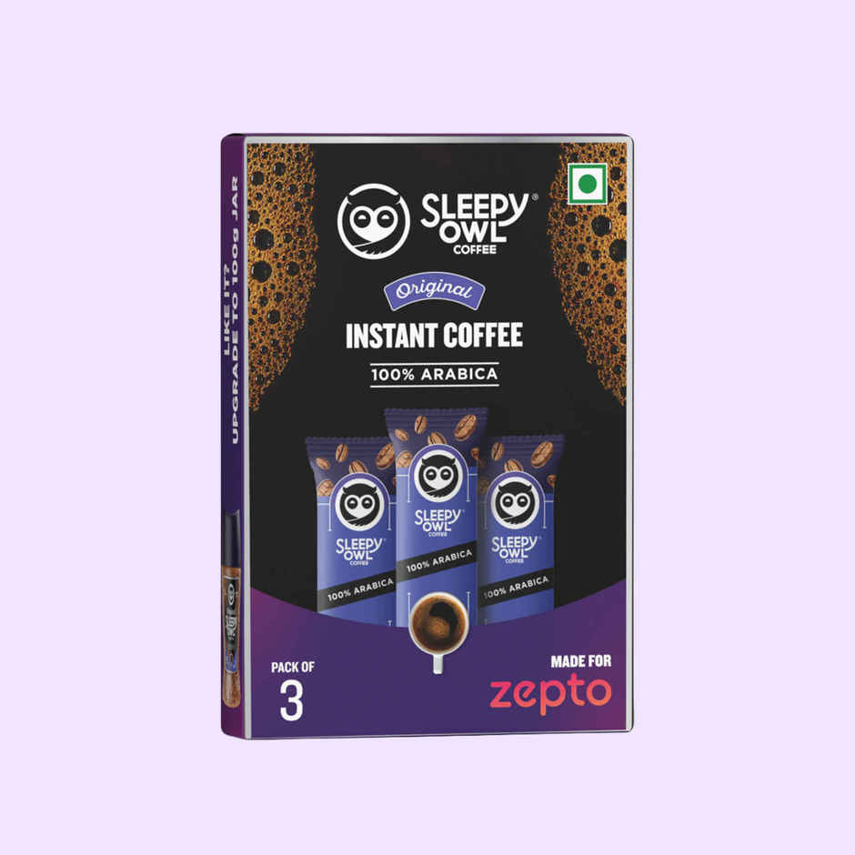 Sleepy Owl Original Arabica Instant Coffee Sachets