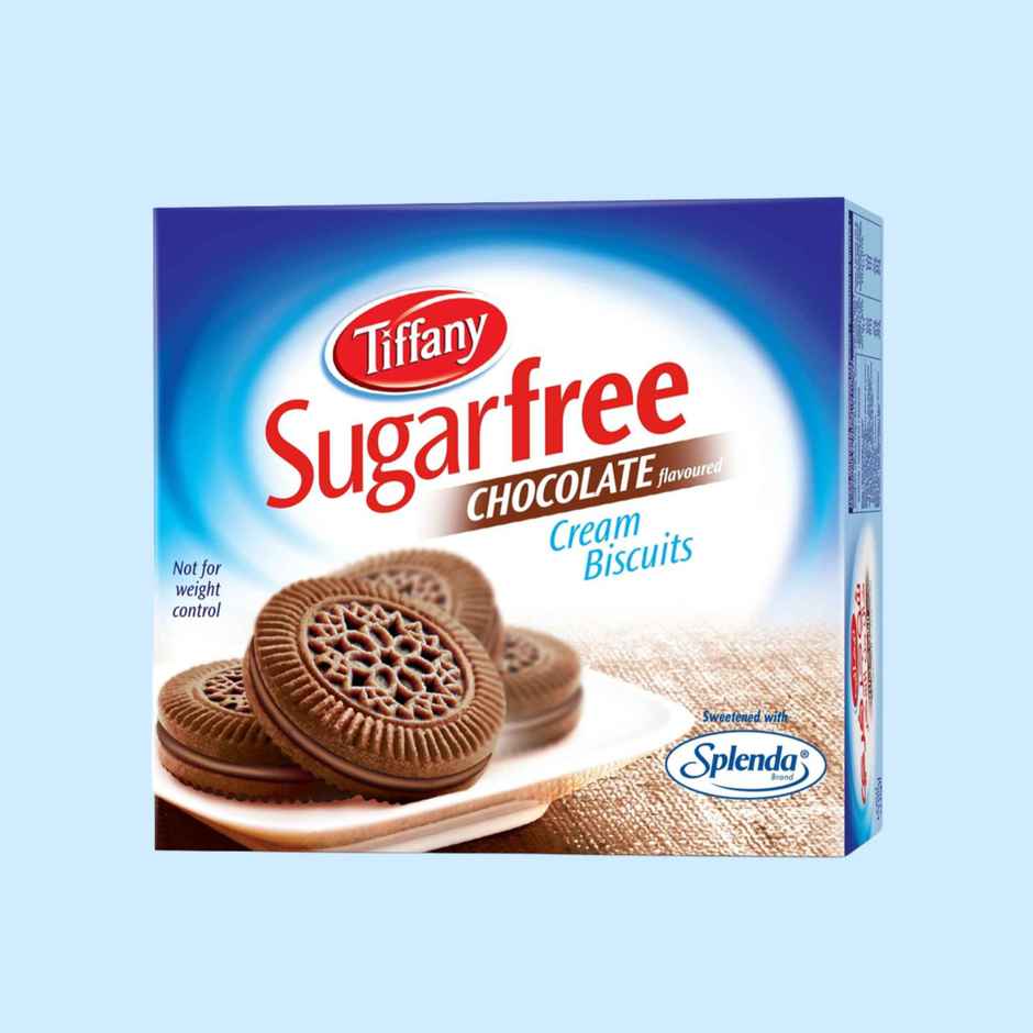 Tiffany Sugar Free Chocolate Flavour Cream Biscuits