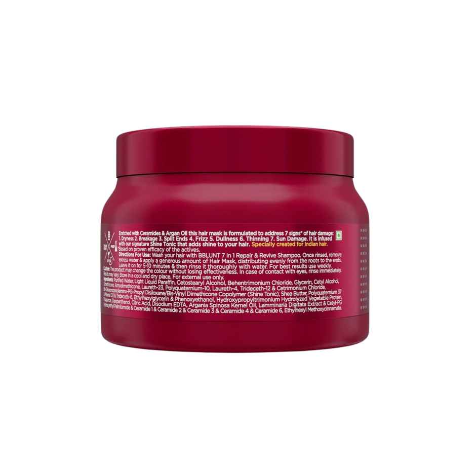 BBlunt 7 In 1 Repair & Revive Hair Mask For Damage Repair