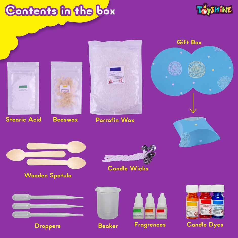 Toyshine My Crayon Making Lab STEM DIY Toy Kit For Kids | 6+ Years Old