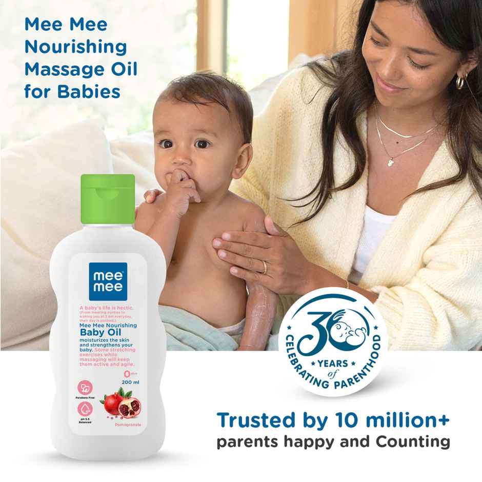 Mee Mee Baby Oil with Fruit Extracts | Newborn Friendly