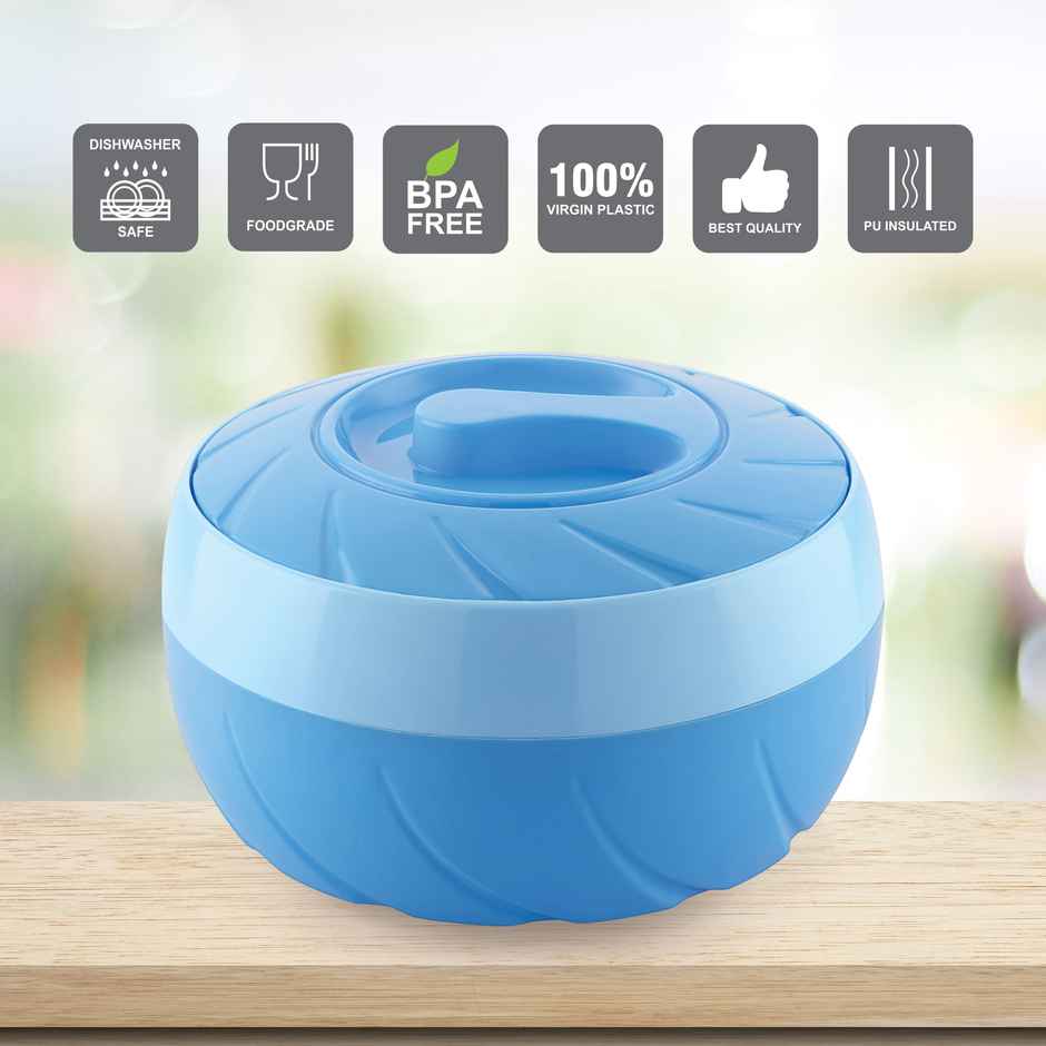 Big Plastics Shine Caseerole 600 Blue