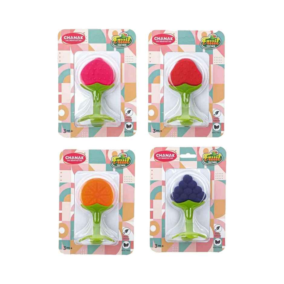 Aditi Toys Baby Silicone Teether For Kids Above 3 Months - Assorted
