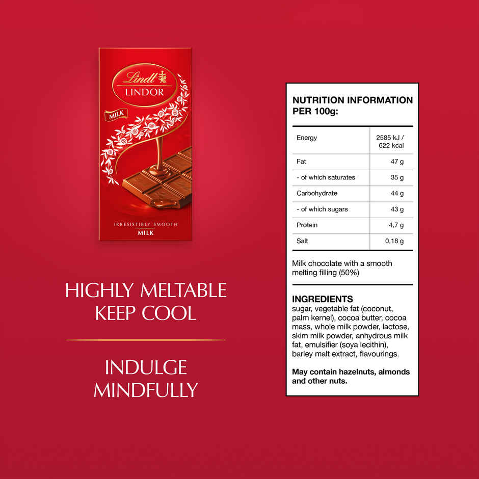 Lindt Lindor Single Milk Chocolate