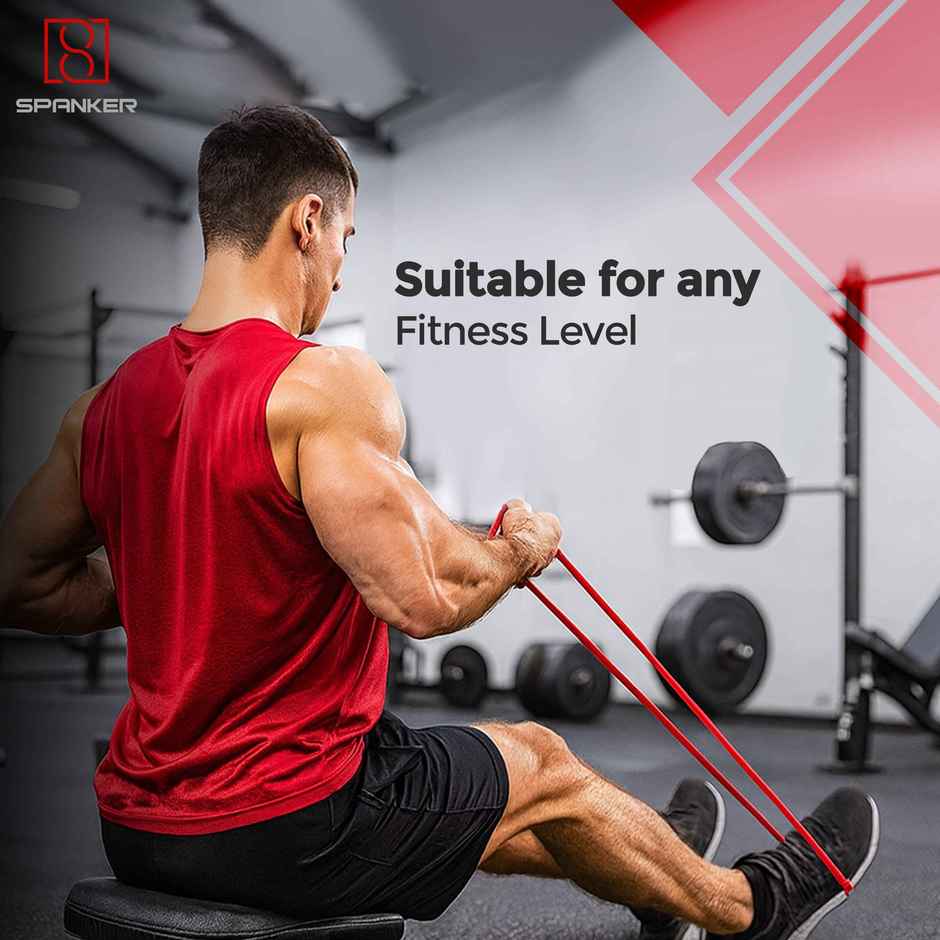 Spanker Sports 13mm Resistance Elastic Band for Fitness, Yoga & Strength Training