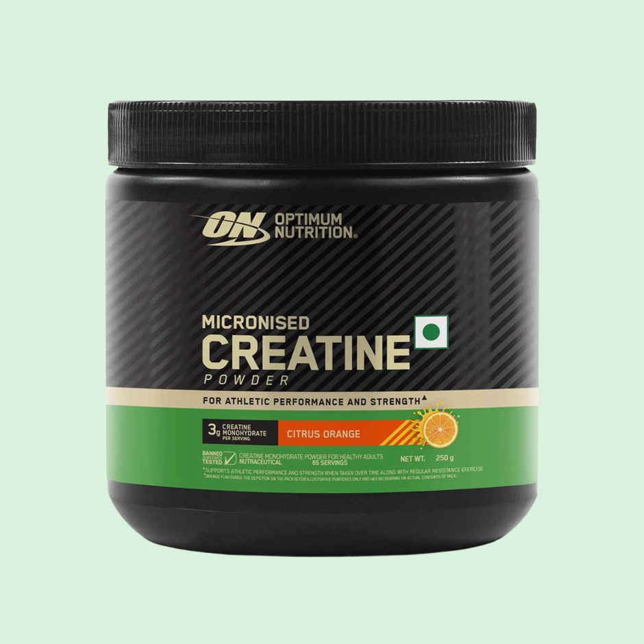 Optimum Nutrition Micronized Creatine Powder | 65 Serves Citrus Orange 3 G
