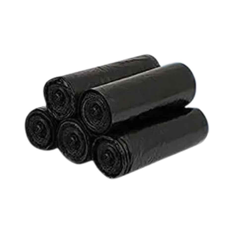 Perpetual Garbage Bags, 60 Pcs, Medium Size (Black-19 x 21 Inch) - (30 Pcs x Pack of 2 Rolls)