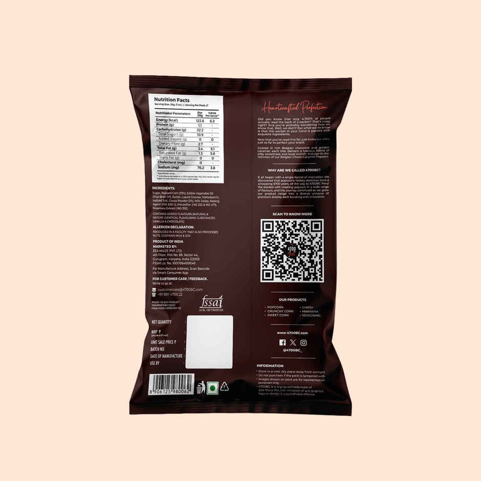 4700BC Belgian Choco Caramel Popcorn