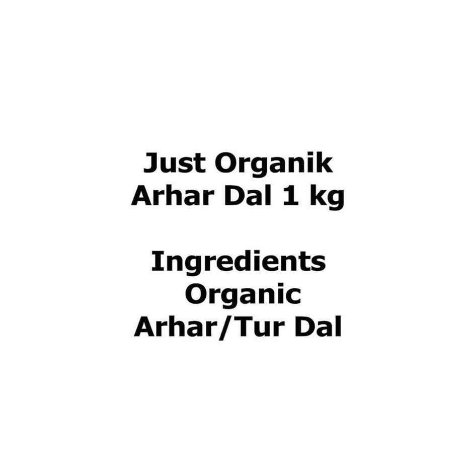 Just Organik Organic Tur Arhar Dal