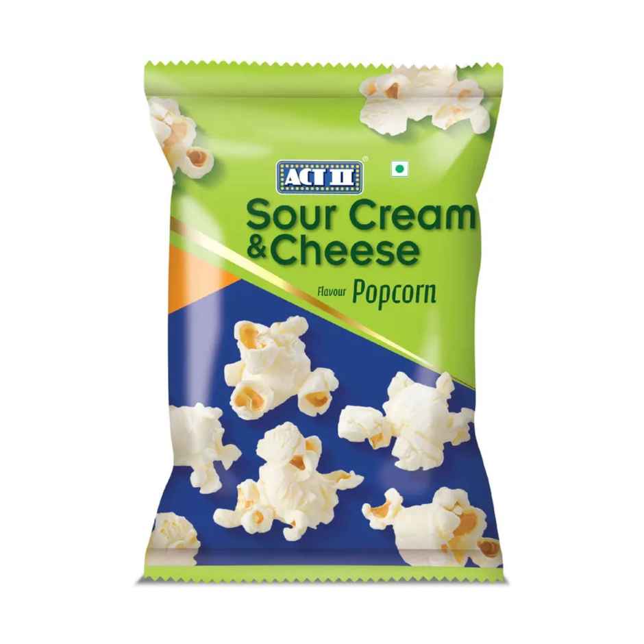 Act II Ready to Eat Popcorn | Sour Cream & Cheese Popcorn