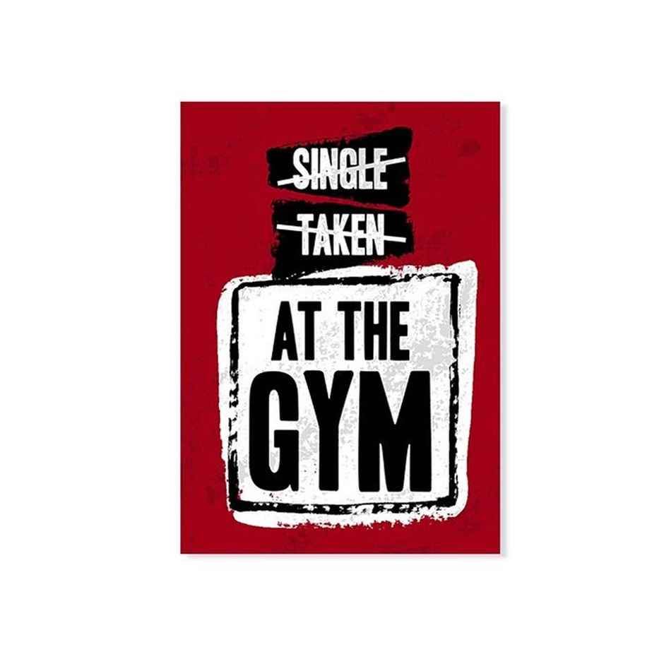 Paper Plane Design Motivational Gym Workout Posters For Wall | Set Of 6 | Size 29 x 21 cm | D5