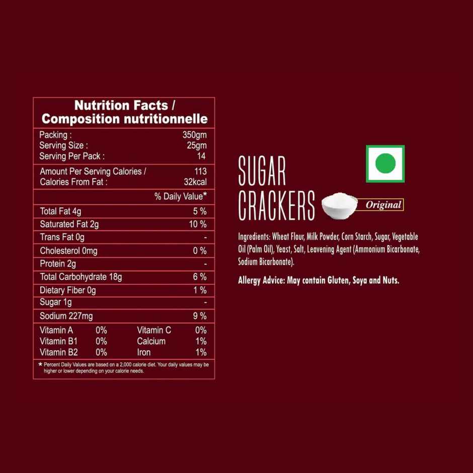 Sapphire Sugar Plain Crackers | Trans Fat-free Combo