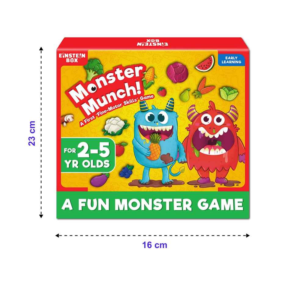 Einstein Box Feed The Monster Game For Kids Aged 2+