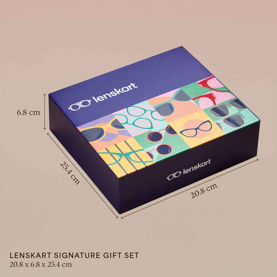 Lenskart Gift Box- (Sunglasses,Lens Cleaner, Cleaning Cloth, Carry Pouch)