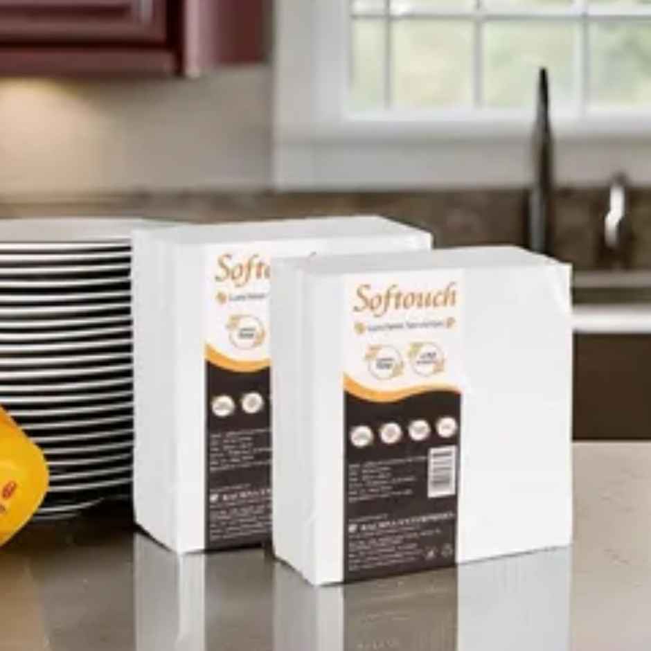 Softouch 4 Ply Luncheon Tissue Napkin 40x40 cm 50 Pcs