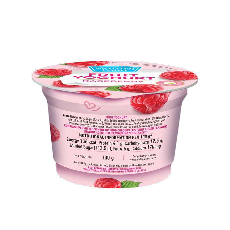 Mother Dairy Yoghurt- Raspberry Combo