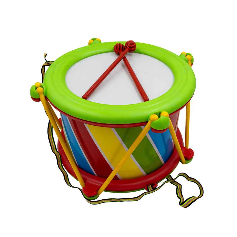Toybharat Musical Drum Big | Multicolour | Travel Toys | Birthday Gift | Assorted