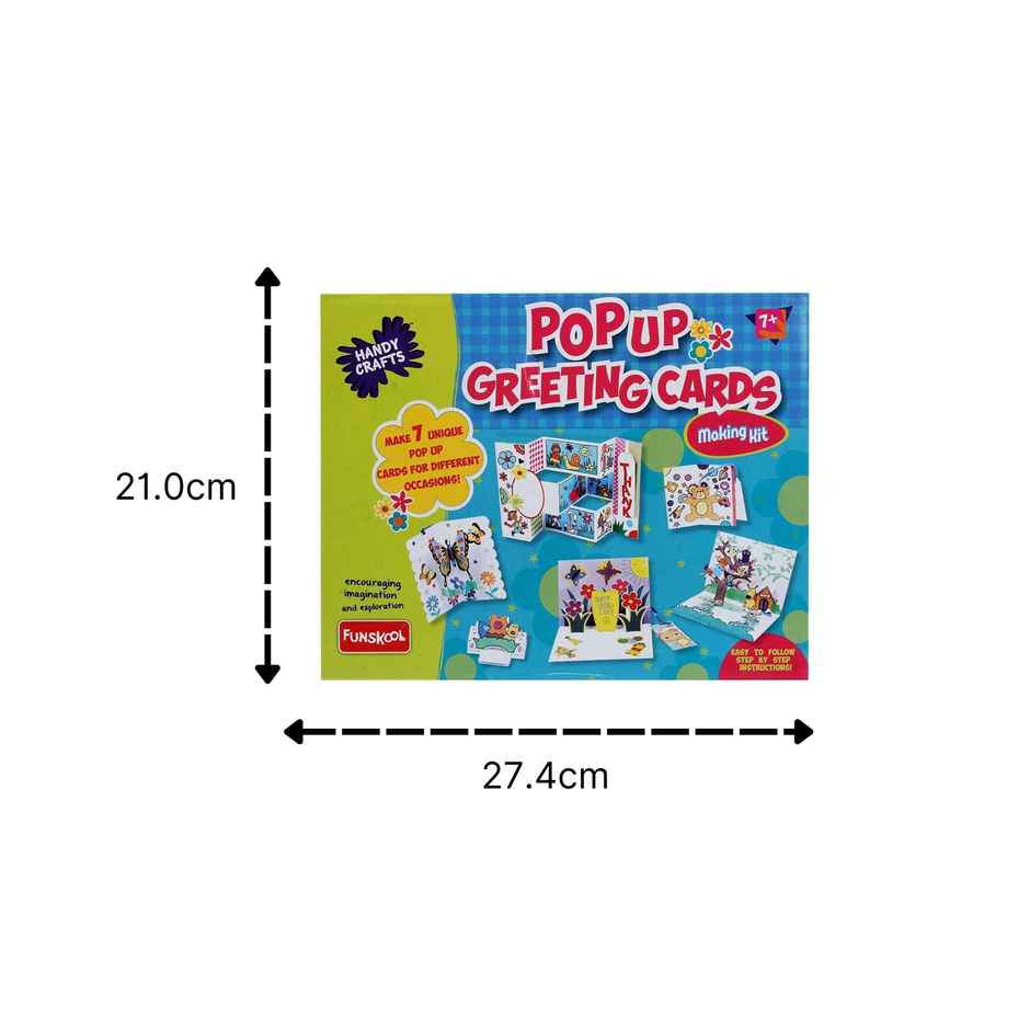 Funskool Handy Crafts Pop Up Greeting Cards, Multi Color