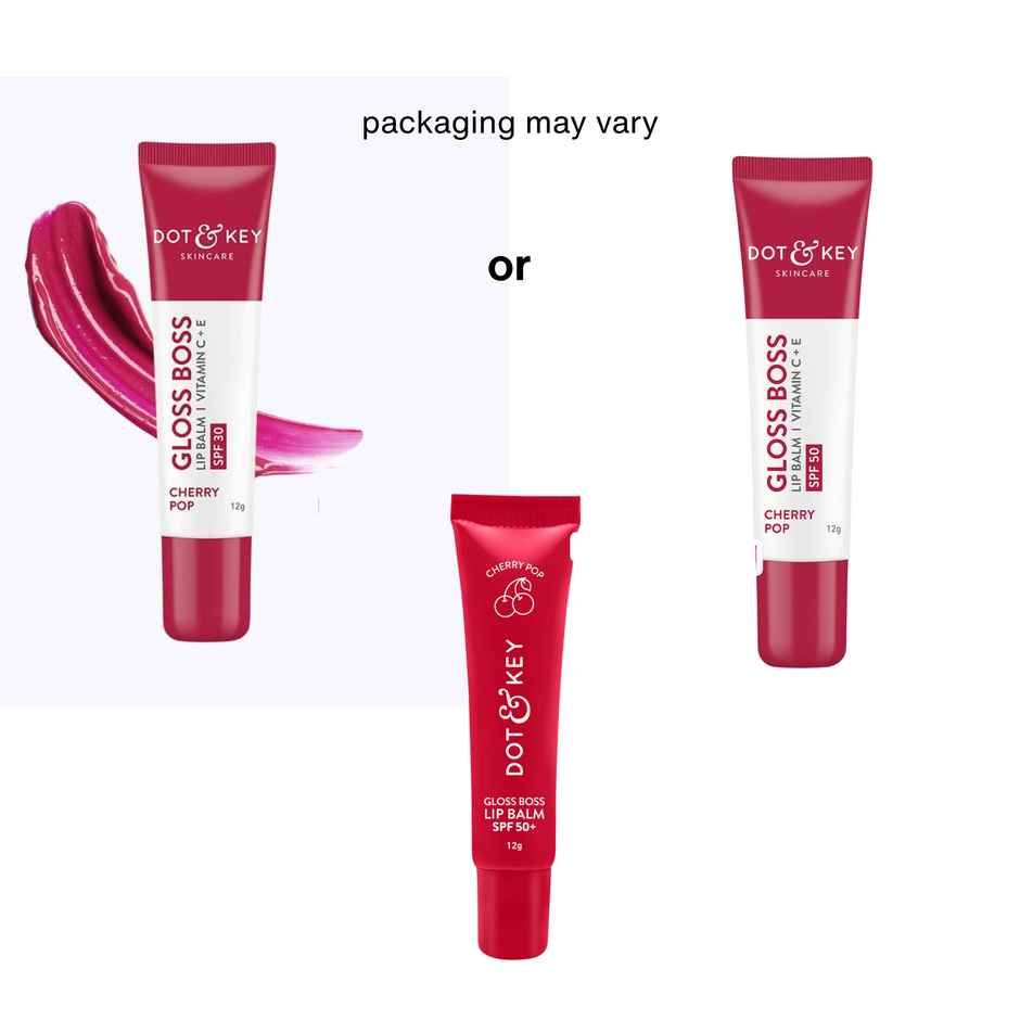 Dot & Key Gloss Boss Tinted Lip Balm SPF 30 Vitamin C + E - Cherry Pop