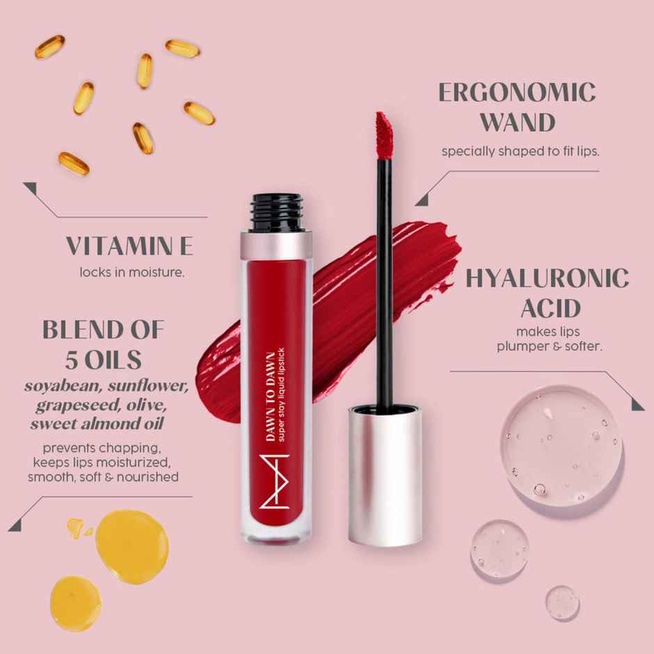 House Of Makeup Dawn To Dawn Super Stay Liquid Matte Lipstick - Apple Candy