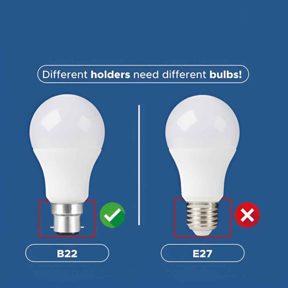 Halonix 12W White Led Bulb | B22 Base Holder