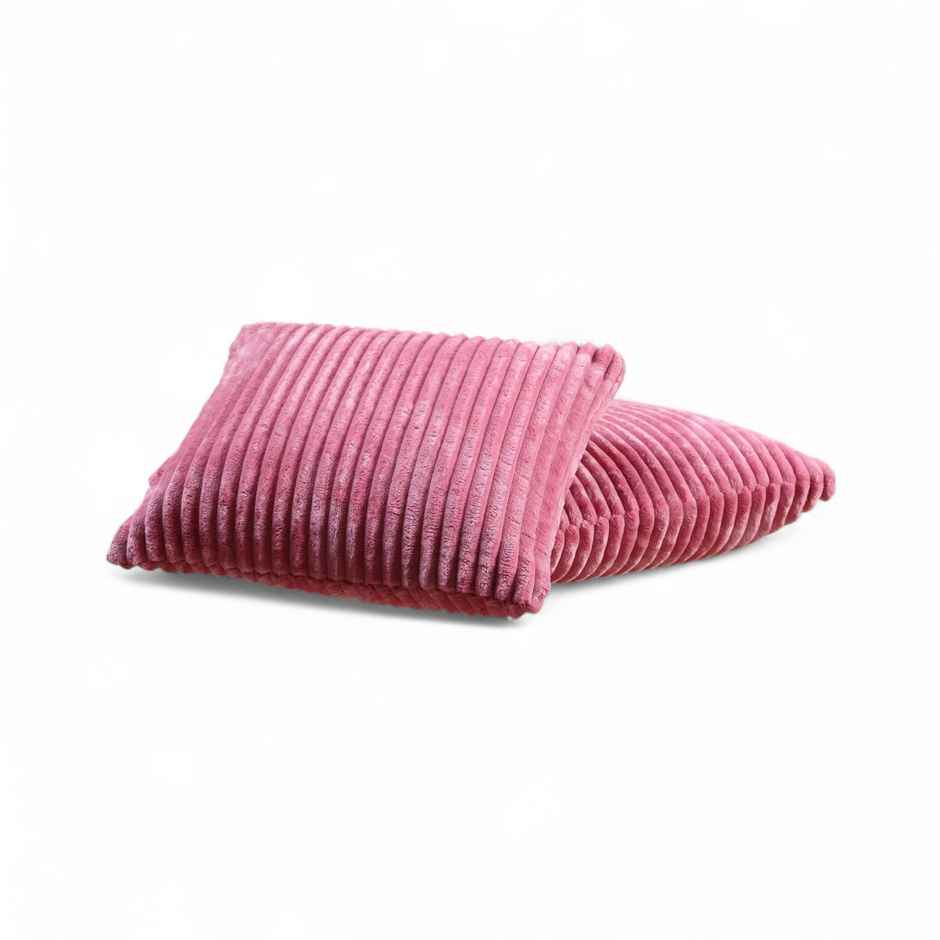 Status Ribbed Cushion Cover Set Of 2 40 cm x 40 cm - Assorted