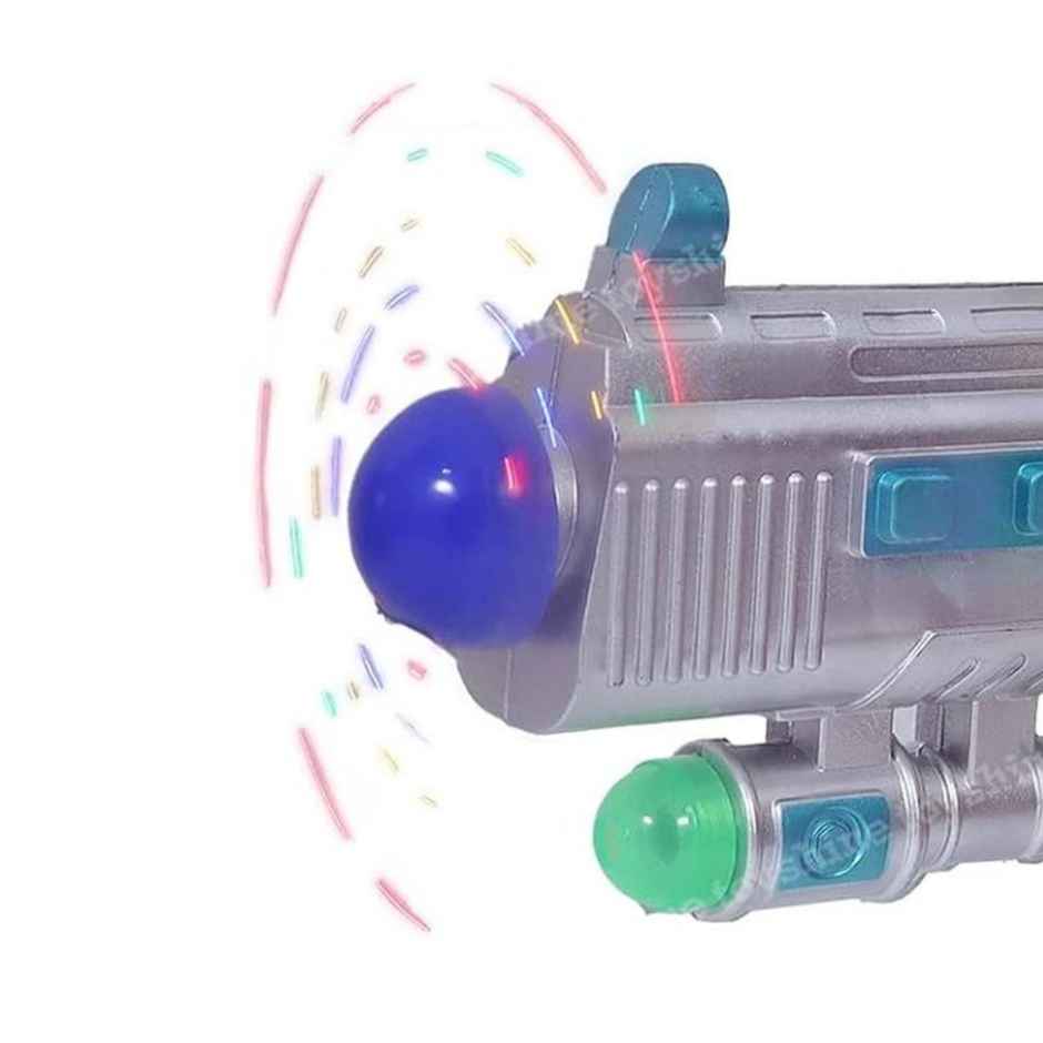 Toyshine Space Musical Toy Gun For Kids With Flashing Lights - Assorted