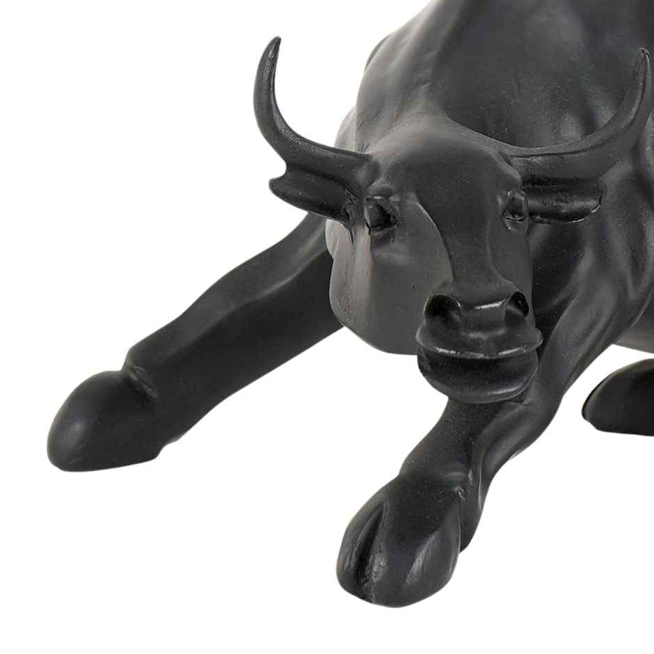 The Artment Surreal Charging Black Bull Animal Showpc For Home Decor
