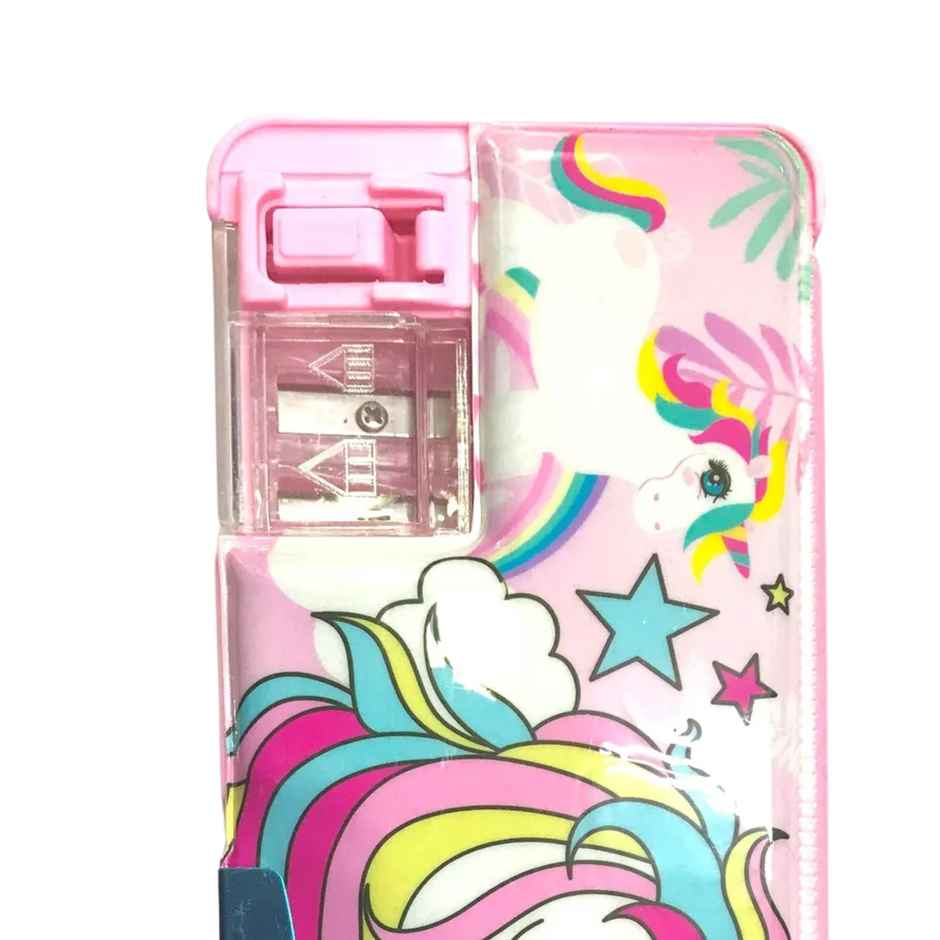 Chrome 892 Assorted Design Magnetic Stationery Box With Integrated Calculator - Assorted