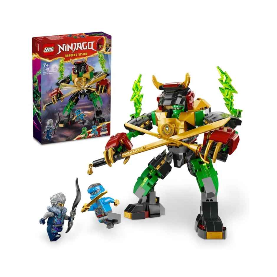 Lego Ninjago Lloyd’s Elemental Power Mech Toy (253 Pieces)