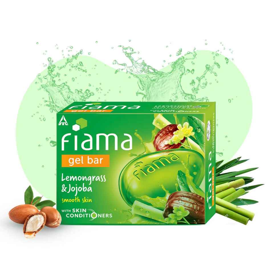 Fiama Gel Bar Lemongrass And Jojoba For Smooth Skin With Skin Conditioners Soap 