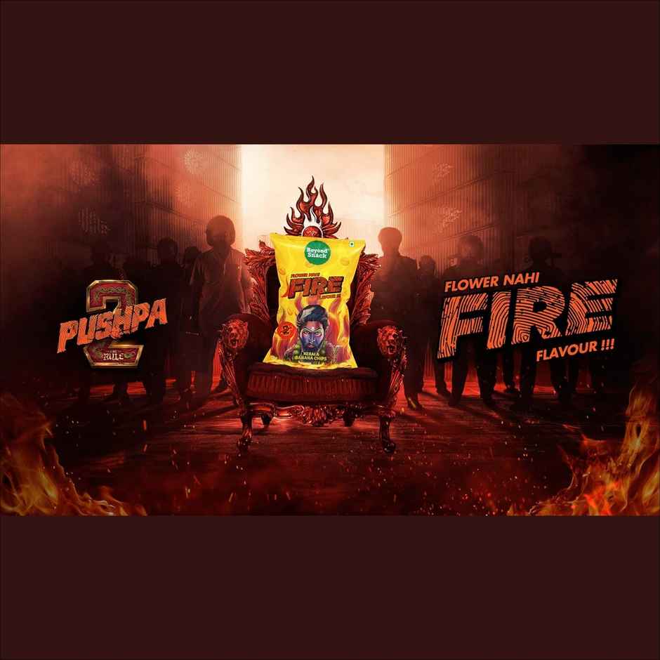 Beyond Snack Kerala Banana Chips - Limited Edition Pushpa 2: Fire