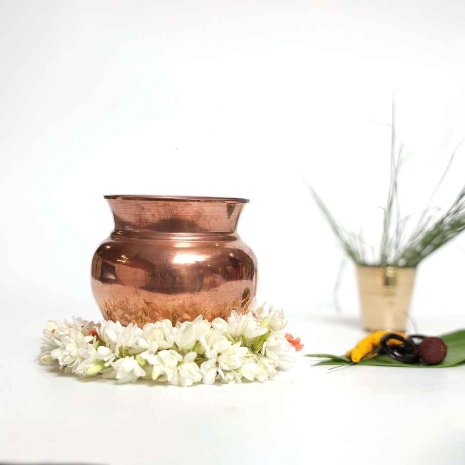 Copper Kalash for Pooja | 300 ml | Svasti