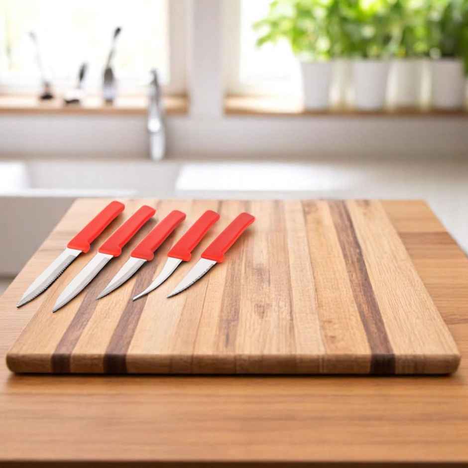 Capsicum Multi-Purpose Fruit & Vegetable Classy Knife Set (Multi color, Set of 5)