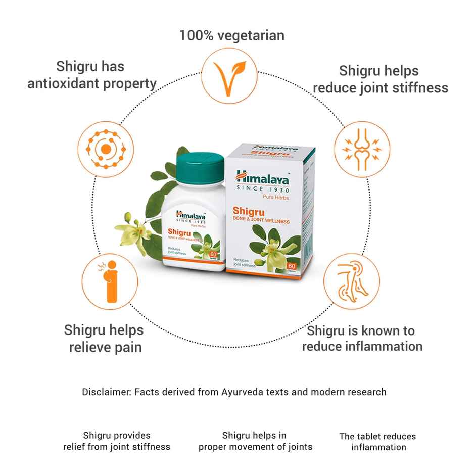 Himalaya Wellness Pure Herbs Shigru Bone & Joint Wellness Tablet