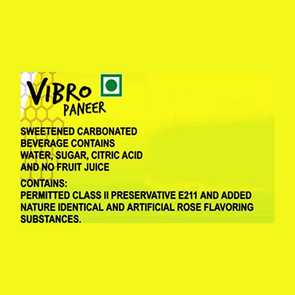 Vibro Paneer Rose Soda | Carbonated Beverage