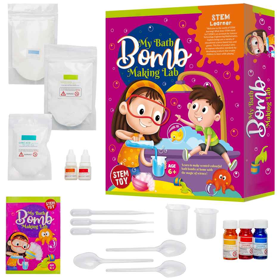 Toyshine Bath Bomb Making Lab - Diy Science Kit for Creative Fun | Ages 6+